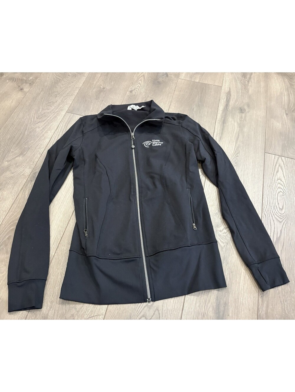 Lululemon Define Jacket Black Size 12 Full Zip Running Athletic Logo Time Warner